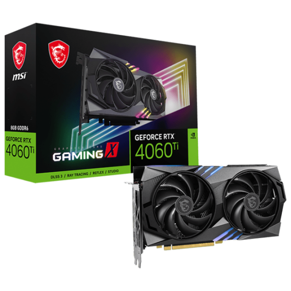 Видеокарта MSI GeForce RTX 4060 Ti GAMING X PCI Express x8 4.0 / 8 ГБ photo 5 Видеокарта MSI GeForce RTX 4060 Ti GAMING X PCI Express x8 4.0 / 8 ГБ photo 5