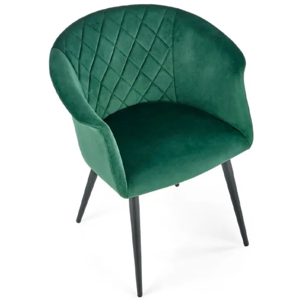 Scaun de bucătărie Halmar K421 Stofă/ Green photo 2