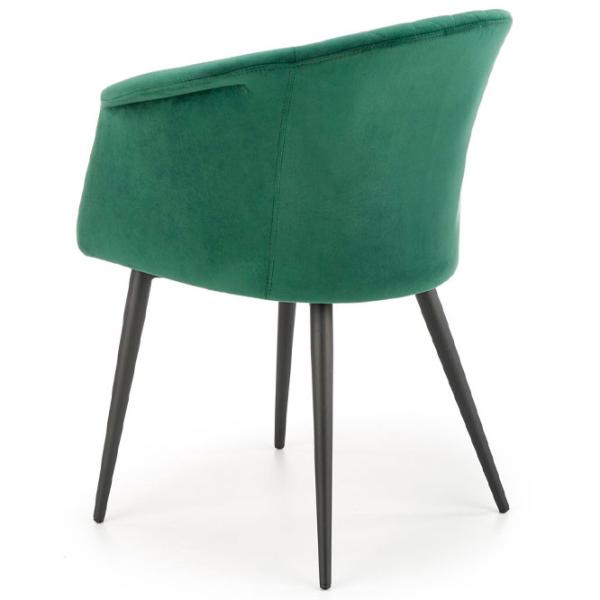 Scaun de bucătărie Halmar K421 Stofă/ Green photo 4