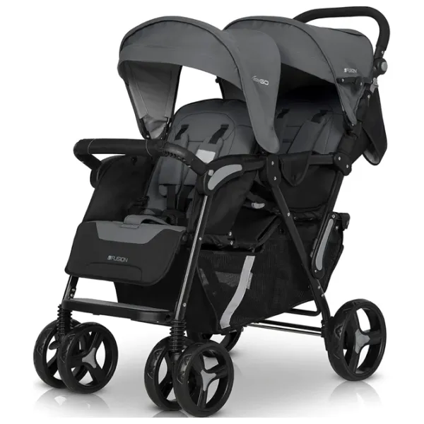 Cărucior pentru copil EasyGo Fusion 5618713/ Gray photo 2