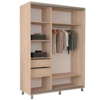 Dulap cupe Mobildor-Lux ARON S 1000 K3 3025 100 x 60 x 220 / LPAL / Stejar Sonoma photo 2