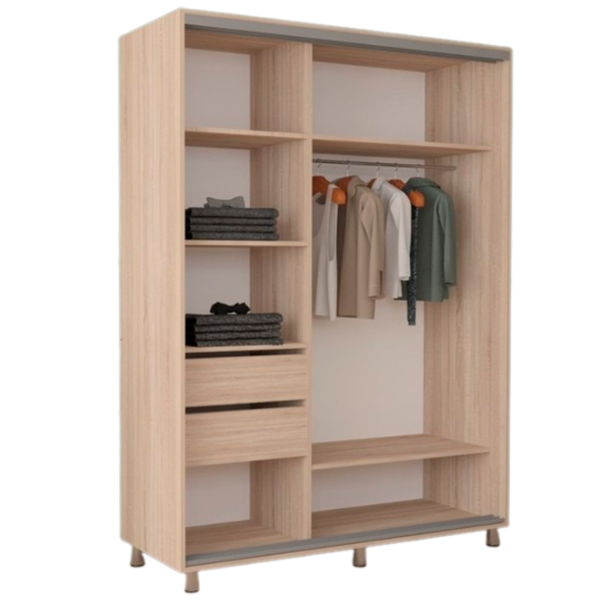 Dulap cupe Mobildor-Lux ARON S 1800 K3 3025 180 x 60 x 220 / LPAL / Stejar Sonoma photo 2