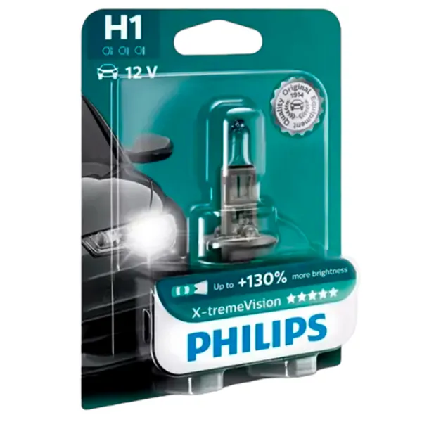 Lampă auto Philips 13665 Halogen/ H1/ P14.5s/ 55 W/ 1550lm photo 2 Lampă auto Philips 13665 Halogen/ H1/ P14.5s/ 55 W/ 1550lm photo 2