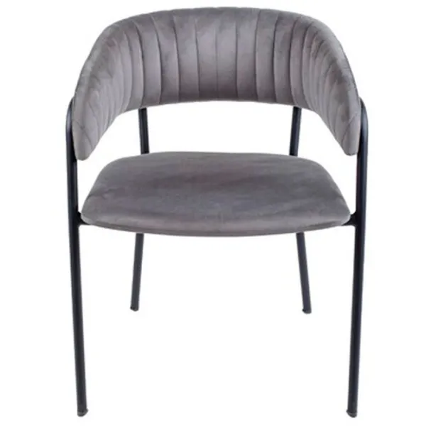 Scaun de bucătărie Caris Lotus Stofă/ Black Gray photo 2