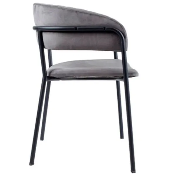 Scaun de bucătărie Caris Lotus Stofă/ Black Gray photo 4