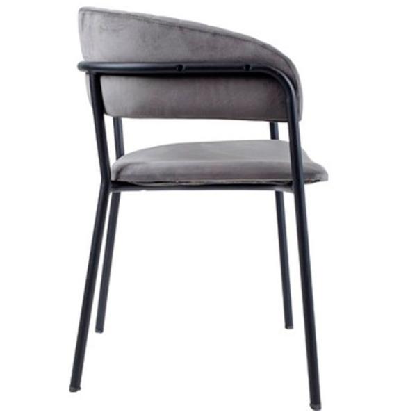 Scaun de bucătărie Caris Lotus Stofă/ Black Gray photo 4