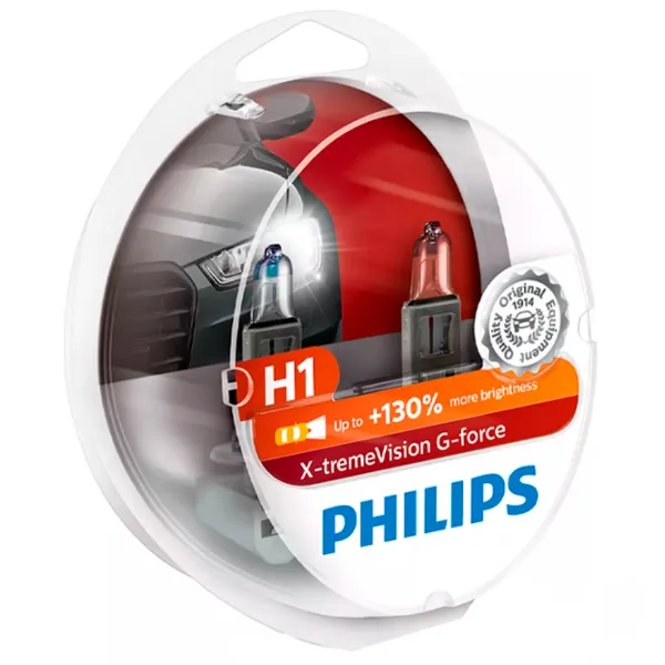 Lampă auto Philips 12258XV+S2 Halogen/ H1/ P14.5s/ 55 W/ 1550lm photo 3
