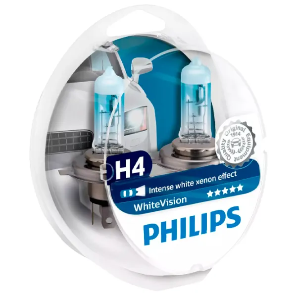 Lampă auto Philips 12342WHVSM Halogen/ H4/ P43t-38/ 60 - 55 W/ 1650lm photo 3