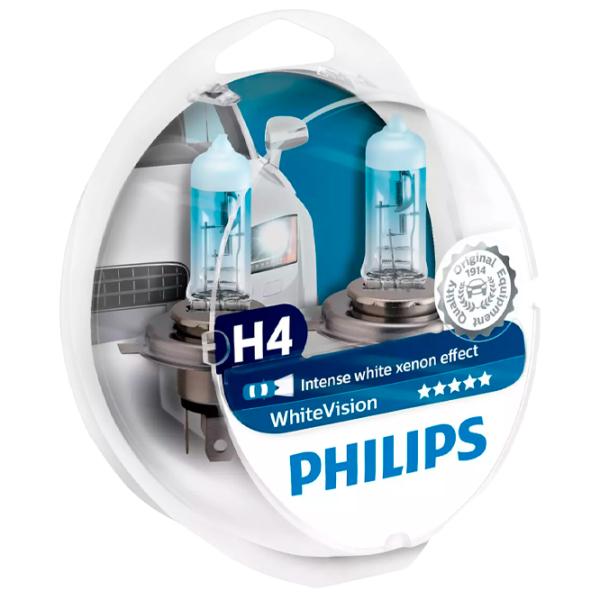 Lampă auto Philips 12342WHVSM Halogen/ H4/ P43t-38/ 60 - 55 W/ 1650lm photo 3
