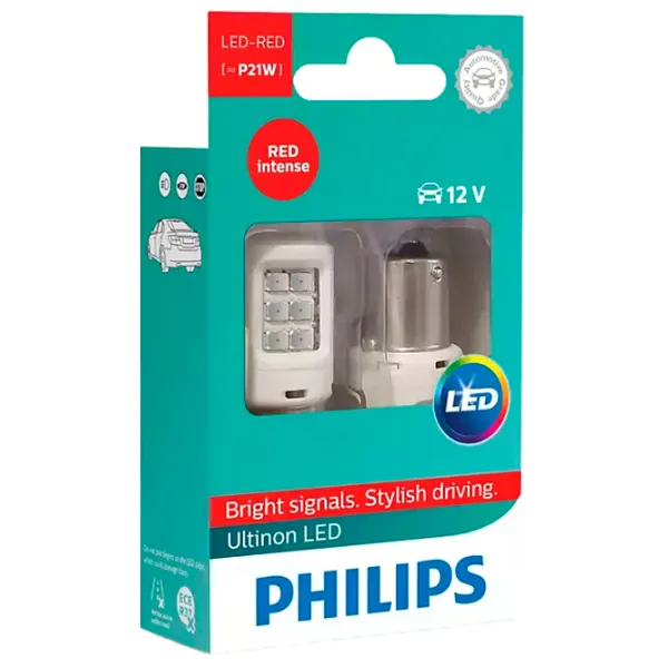 Lampă auto Philips 11498ULRX2 LED/ LED-S25 (P21W)/ BA15s/ 2.7 W/ 80lm photo 3