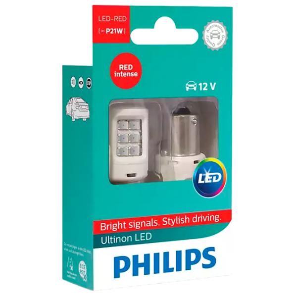Lampă auto Philips 11498ULRX2 LED/ LED-S25 (P21W)/ BA15s/ 2.7 W/ 80lm photo 3