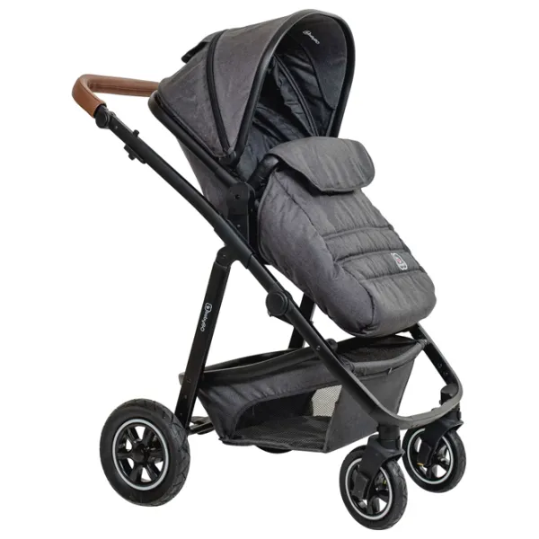 Cărucior pentru copil BabyGo Simplex 3 in 1 DT-505-1/ Gray photo 2
