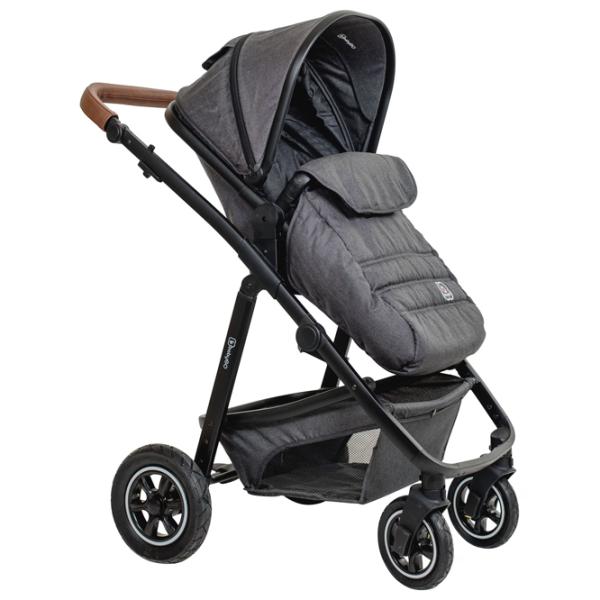 Cărucior pentru copil BabyGo Simplex 3 in 1 DT-505-1/ Gray photo 2