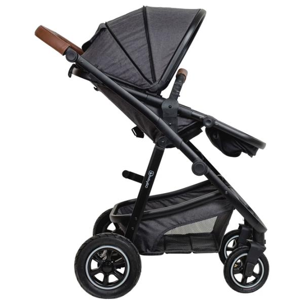 Cărucior pentru copil BabyGo Simplex 3 in 1 DT-505-1/ Gray photo 4