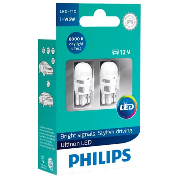 Lampă auto Philips 11961ULWX2 LED/ W5W/ T10/ 5 W/ 60 lm photo 3 Lampă auto Philips 11961ULWX2 LED/ W5W/ T10/ 5 W/ 60 lm photo 3