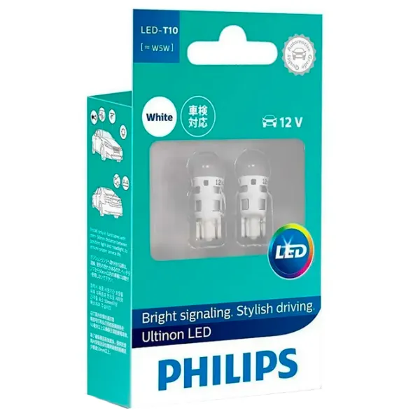 Автомобильная лампа Philips 11961ULW4 светодиодная/ W5W/ T10/ 5 Вт/ 40 лм photo 2 Автомобильная лампа Philips 11961ULW4 светодиодная/ W5W/ T10/ 5 Вт/ 40 лм photo 2