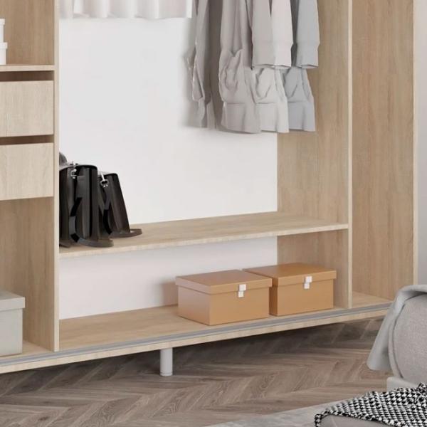 Гардероб Раздвижной Mobildor-Lux ARON 2300 K1 3025 230 x 60см x 220 / ЛДСП / Дуб Сонома photo 7 Гардероб Раздвижной Mobildor-Lux ARON 2300 K1 3025 230 x 60см x 220 / ЛДСП / Дуб Сонома photo 7