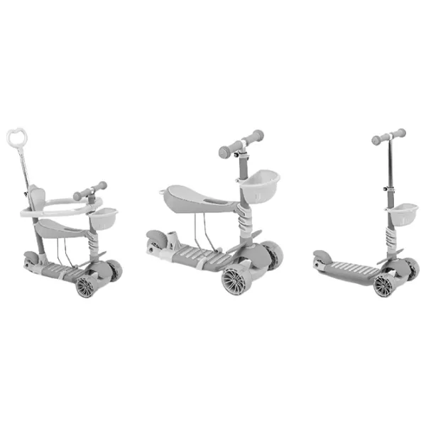 Детский трёхколёсный самокат 4Play Multi 5 in 1 (643110) 25 кг/ Синий photo 2 Детский трёхколёсный самокат 4Play Multi 5 in 1 (643110) 25 кг/ Синий photo 2
