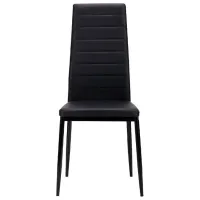 Scaun de bucătărie AG Sicilia Piele artificială/ Black photo 2