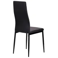 Scaun de bucătărie AG Sicilia Piele artificială/ Black photo 3
