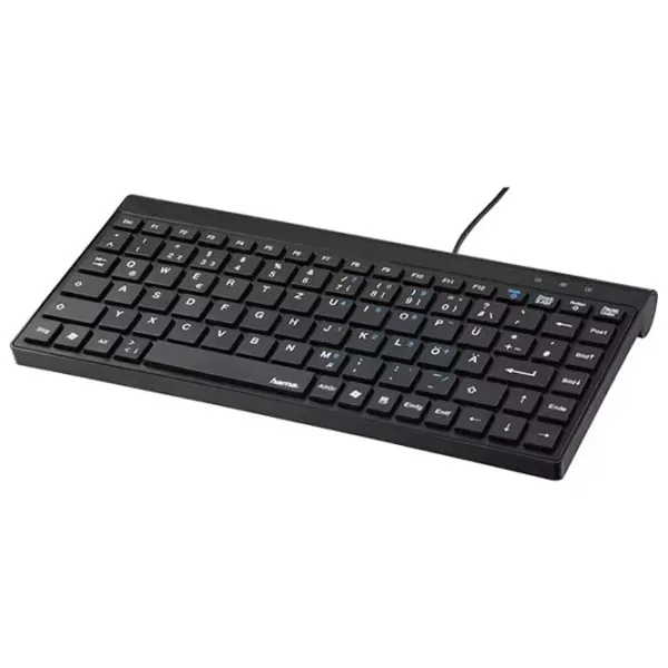 Tastatură Hama SL720 Slimline Cu fir/ Black photo 3