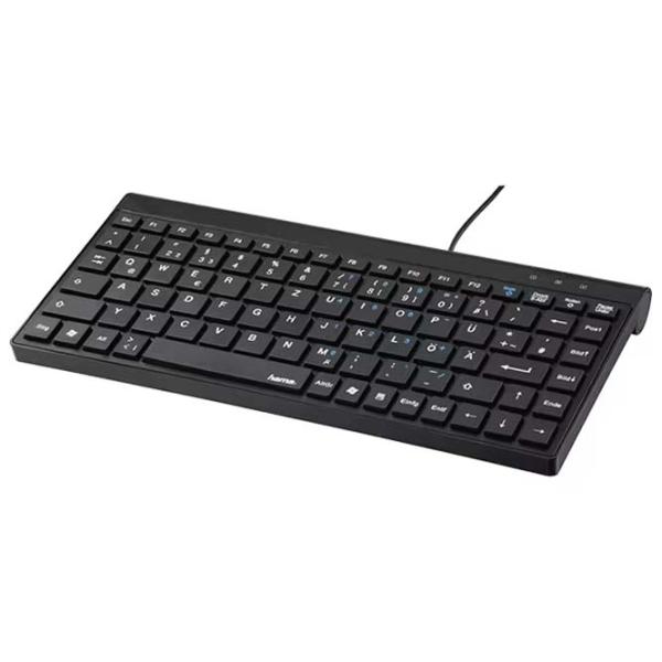 Tastatură Hama SL720 Slimline Cu fir/ Black photo 3