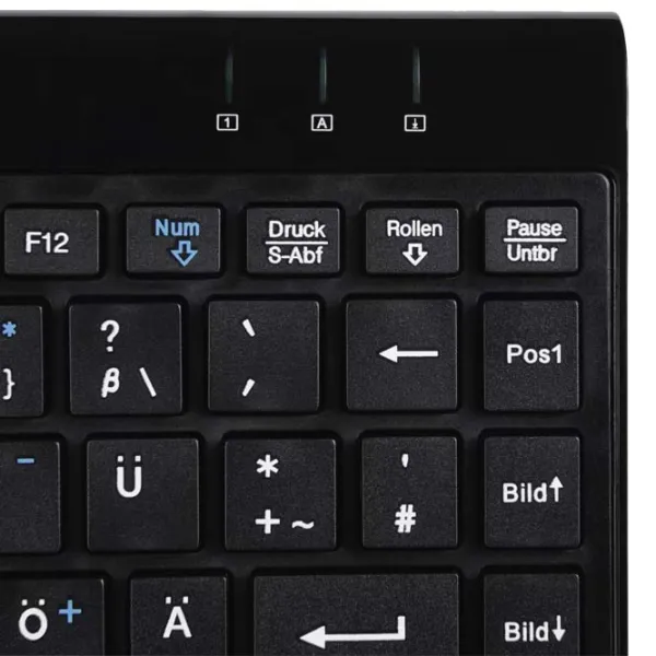 Tastatură Hama SL720 Slimline Cu fir/ Black photo 5
