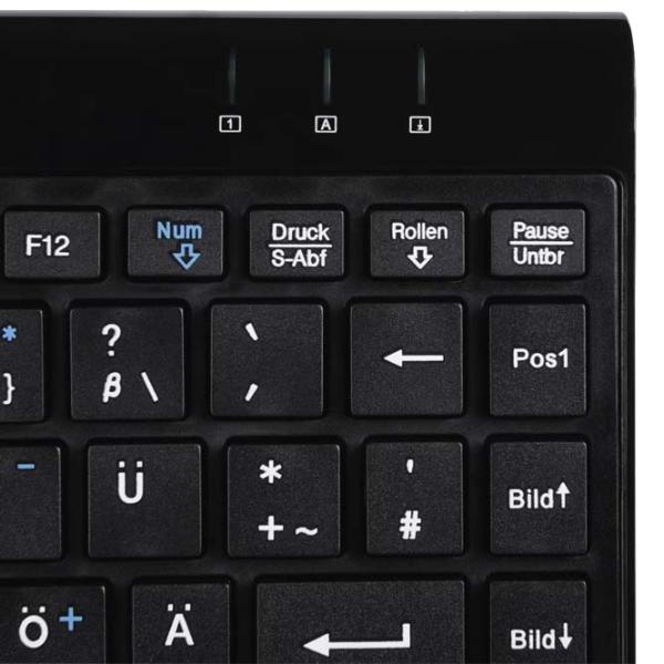 Tastatură Hama SL720 Slimline Cu fir/ Black photo 5