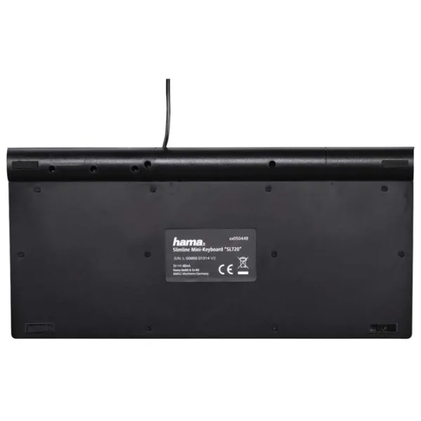 Tastatură Hama SL720 Slimline Cu fir/ Black photo 6