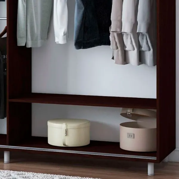 Dulap pentru haine Glisant Mobildor-Lux ARON 2200 K1 2226 220 x 60 x 220 / PAL / Wenghe photo 6