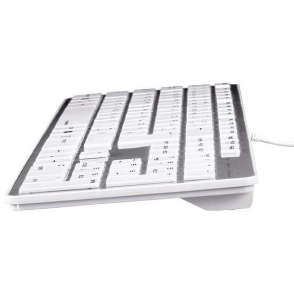Tastatură Hama Rossano Cu fir/ White photo 2
