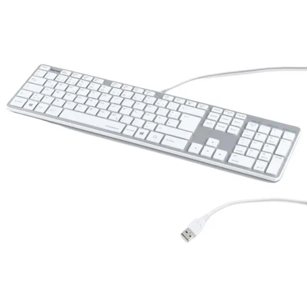 Tastatură Hama Rossano Cu fir/ White photo 4