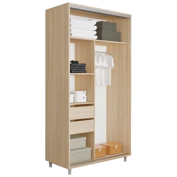 Шкаф cupe Mobildor-Lux ARON S 1400 desen 3025 140 x 60см x 220 / ЛДСП / Дуб Сонома photo 2
