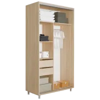Dulap cupe Mobildor-Lux ARON S 1500 desen 3025 150 x 60 x 220 / PAL / Stejar Sonoma photo 2