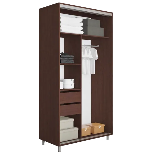 Dulap cupe Mobildor-Lux ARON S 1000 desen 2226 100 x 60 x 220 / PAL / Wenghe photo 2
