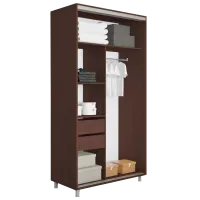 Dulap cupe Mobildor-Lux ARON S 1000 desen 2226 100 x 60 x 220 / PAL / Wenghe photo 2