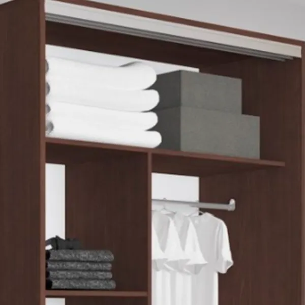 Dulap cupe Mobildor-Lux ARON S 1000 desen 2226 100 x 60 x 220 / PAL / Wenghe photo 3