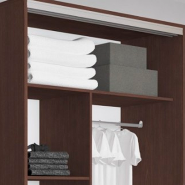 Dulap cupe Mobildor-Lux ARON S 1000 desen 2226 100 x 60 x 220 / PAL / Wenghe photo 3