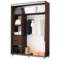 Dulap cupe Mobildor-Lux ARON S 1300 desen 2226 130 x 60 x 220 / PAL / Wenghe photo 2