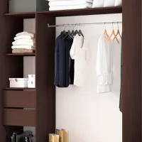 Dulap cupe Mobildor-Lux ARON S 1300 desen 2226 130 x 60 x 220 / PAL / Wenghe photo 3