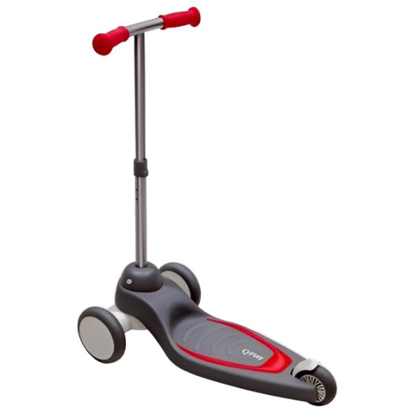 Trotinetă pentru copii cu trei roți Qplay Mika (630328) 50 kg/ Red photo 2