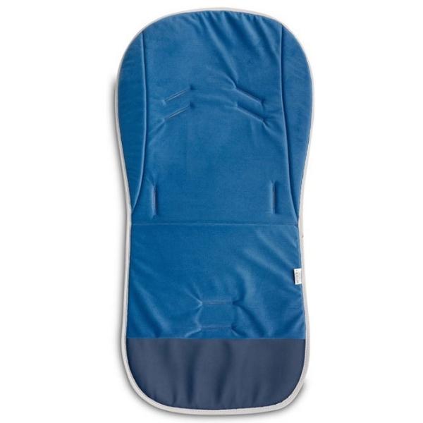 Salteluța pentru cărucior Sensillo Velvet 207548 Bumbac, polister/ Dinozauri/ Dark Blue photo 2