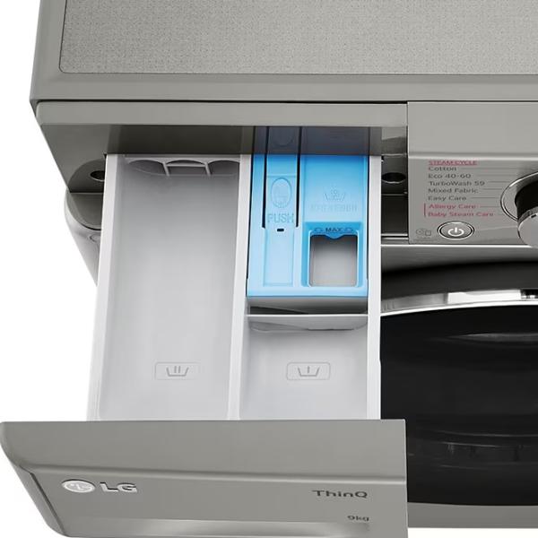 Mașină de spălat LG F4WV509S2TE 9 kg / 1400 rpm / Silver photo 7 Mașină de spălat LG F4WV509S2TE 9 kg / 1400 rpm / Silver photo 7