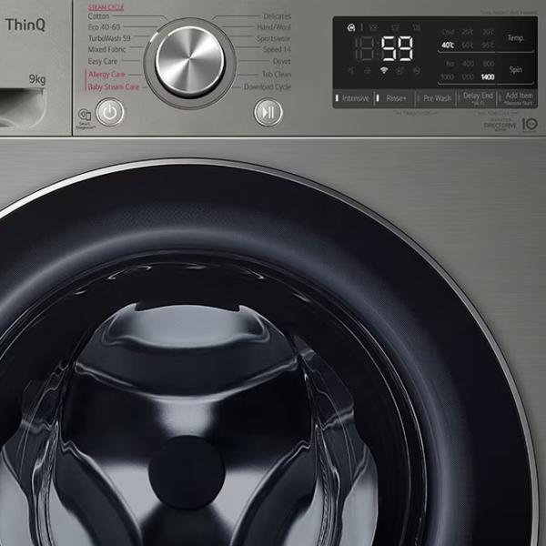 Mașină de spălat LG F4WV509S2TE 9 kg / 1400 rpm / Silver photo 8 Mașină de spălat LG F4WV509S2TE 9 kg / 1400 rpm / Silver photo 8