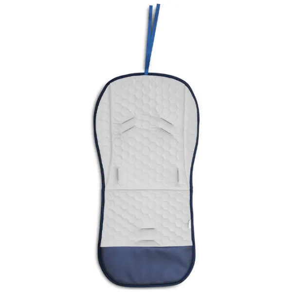 Salteluța pentru cărucior Sensillo Velvet 207540 Bumbac, polister/ Frunze/ Blue photo 2