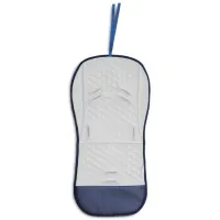Salteluța pentru cărucior Sensillo Velvet 207540 Bumbac, polister/ Frunze/ Blue photo 2