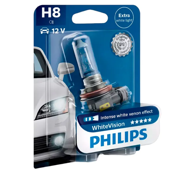 Автомобильная лампа Philips 12360WHVB1 Галоген/ H8/ PGJ19-1/ 35 Вт/ 800лм photo 3