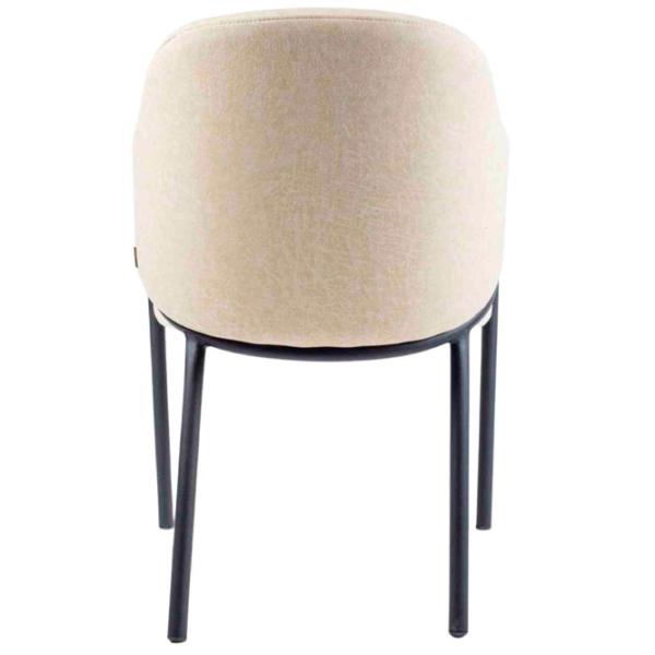 Scaun de bucătărie Caris Larsen Stofă/ Beige Black photo 4