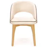 Scaun de bucătărie Halmar Marino Stofă/ Cream photo 2