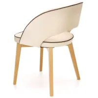 Scaun de bucătărie Halmar Marino Stofă/ Cream photo 3